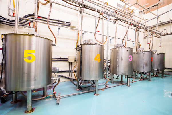 自社工場での一貫体制